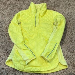 Lululemon What the Fluff Pullover- Clarity yellow- 6